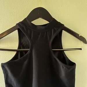 Nasty Gal Black Racerback Tank Top